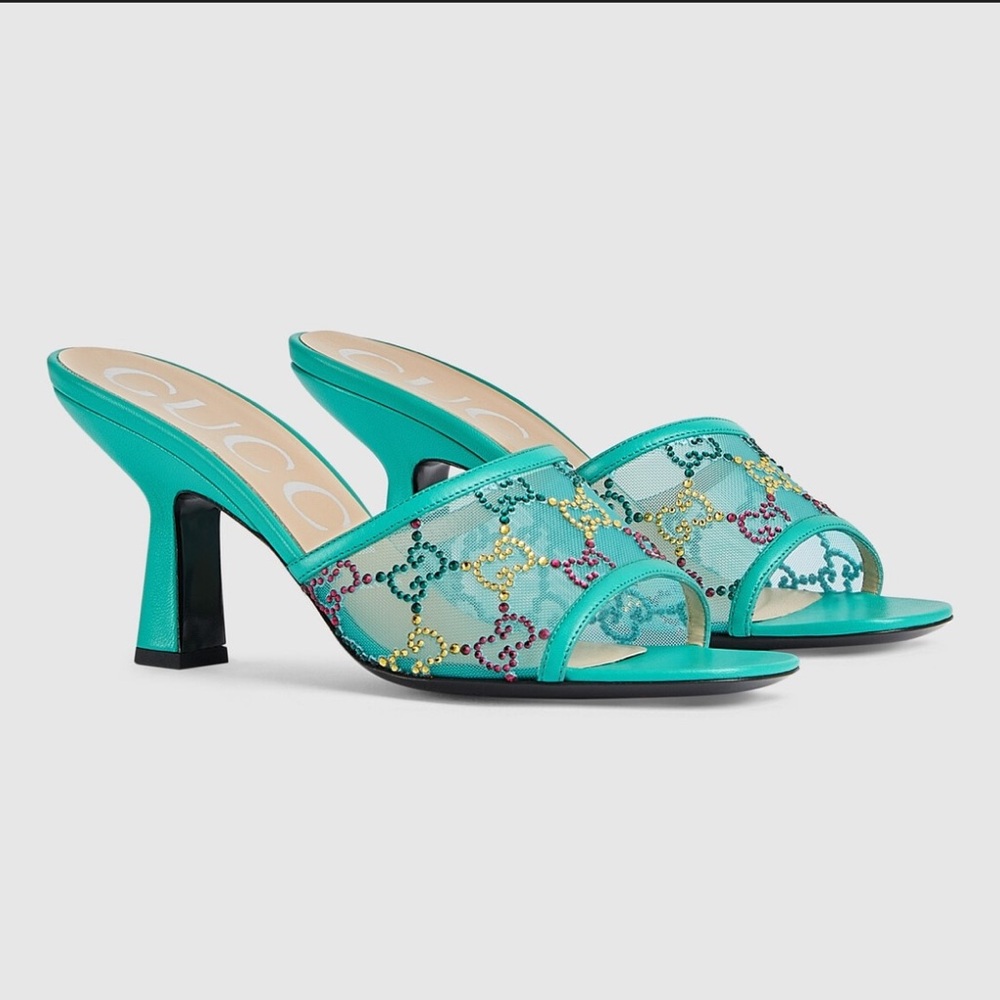 NIB Gucci crystal Mule